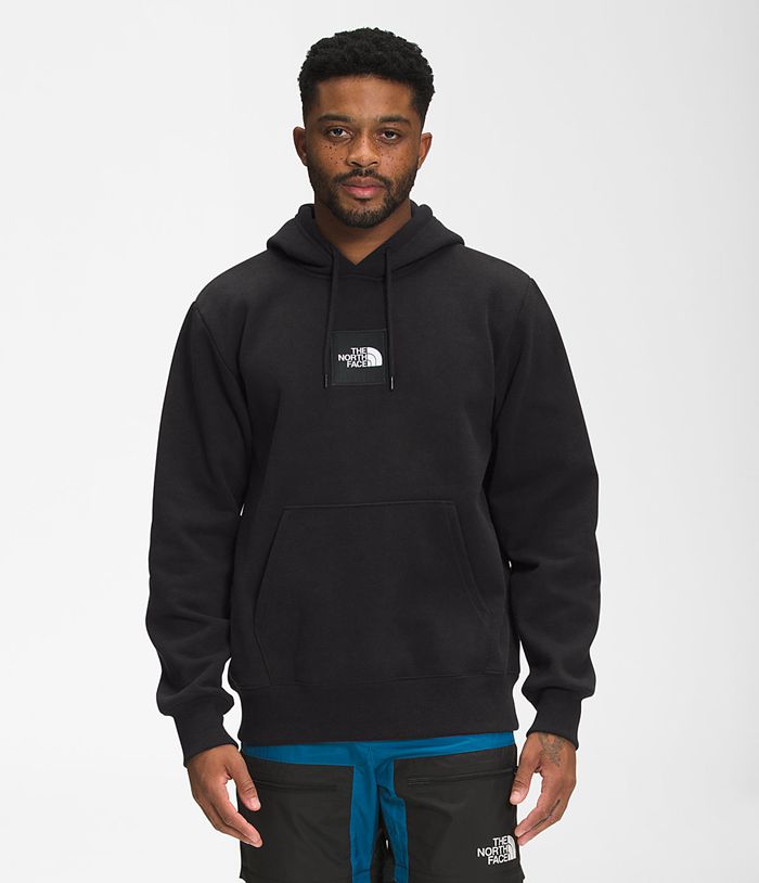 The North Face Mens Hoodie Heavyweight Box Pullover 941PLWKSG - Black